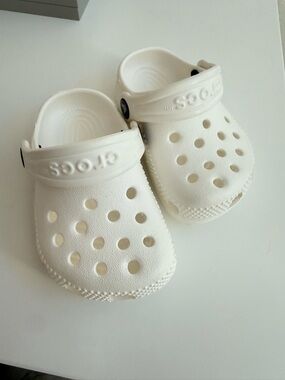 CROCS Kids Classic Clog in White